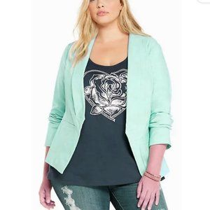 Torrid Cut Away Blazer Jacket 18/20/2X